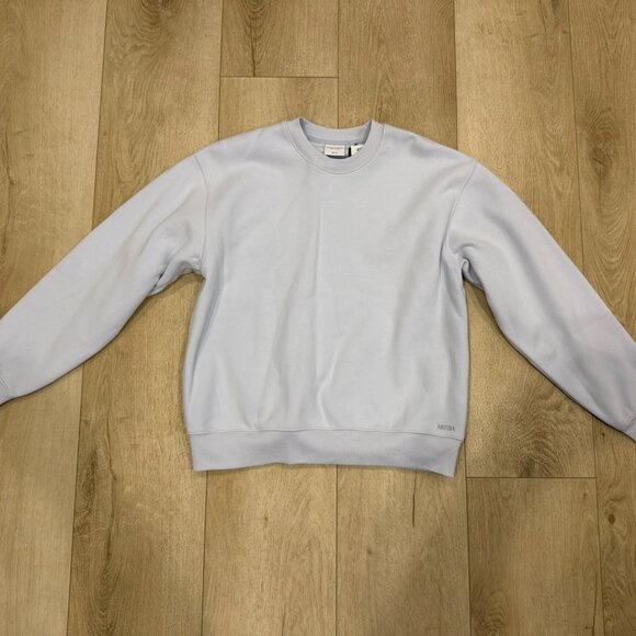 Aritzia Cozy Sweatfleece Perfect Crew Sweatshirt - Picture 1 of 4